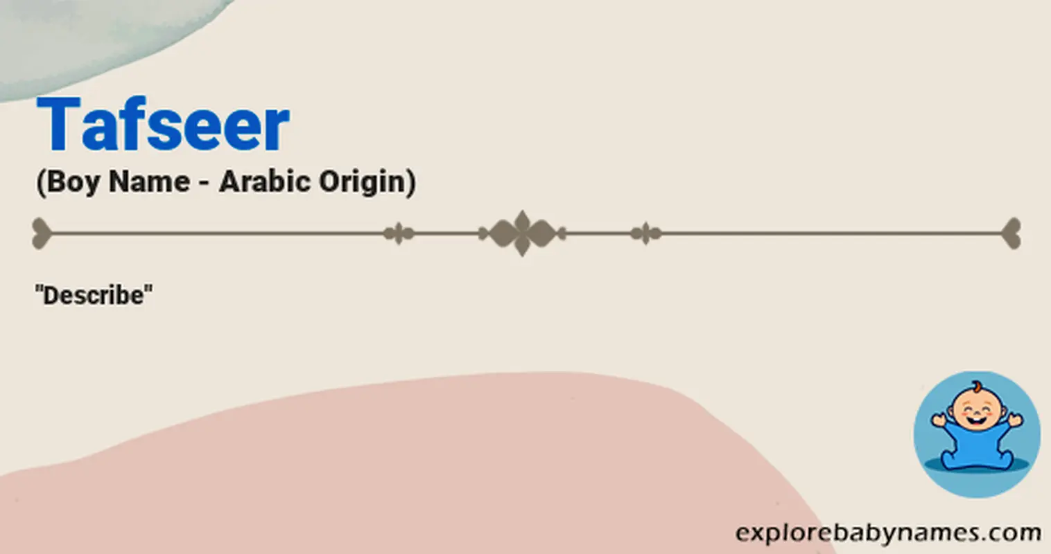 Meaning of Tafseer