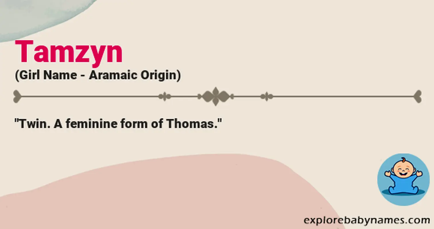 Meaning of Tamzyn