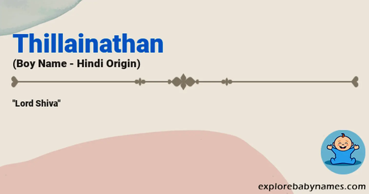 Meaning of Thillainathan