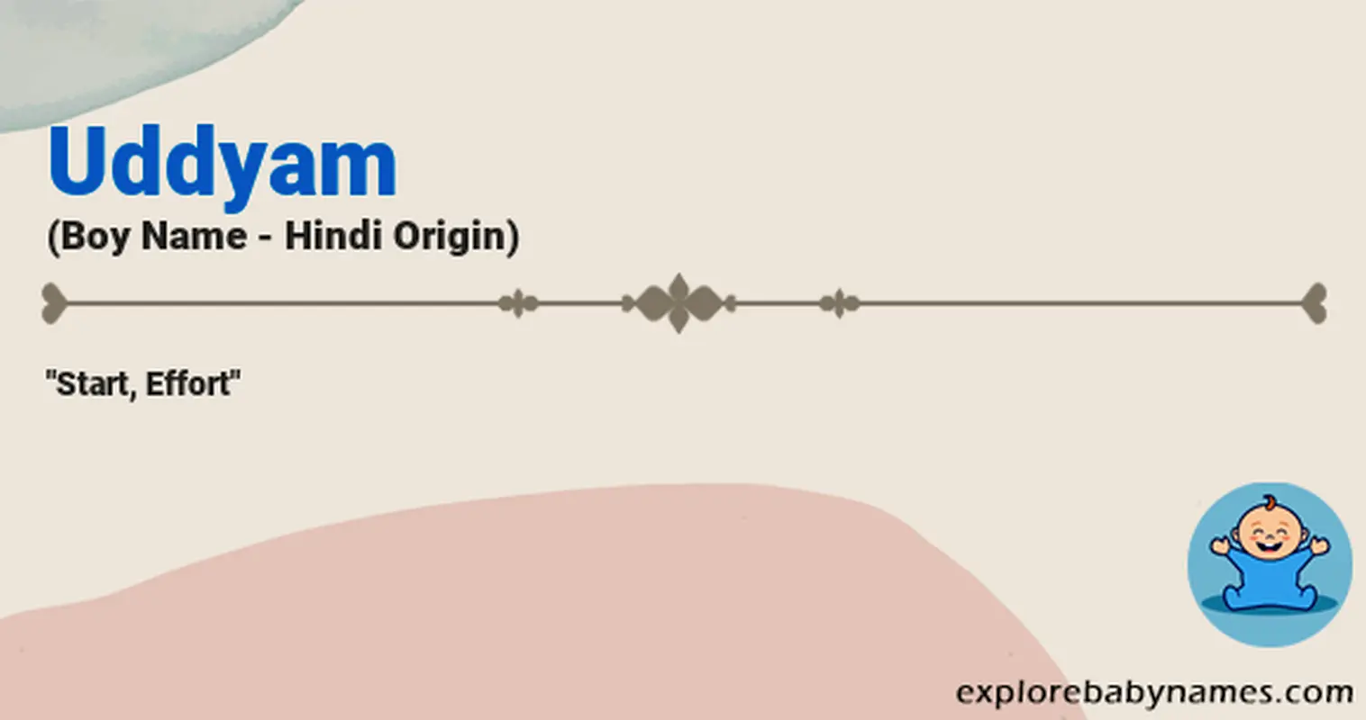 Meaning of Uddyam