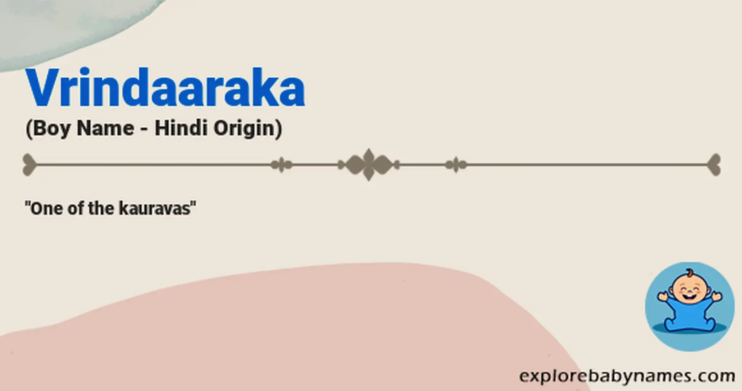 Meaning of Vrindaaraka