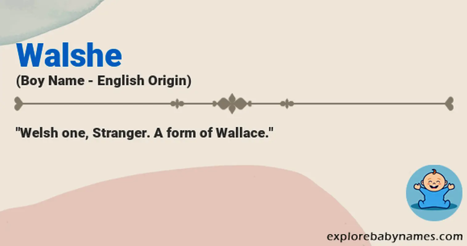 Meaning of Walshe