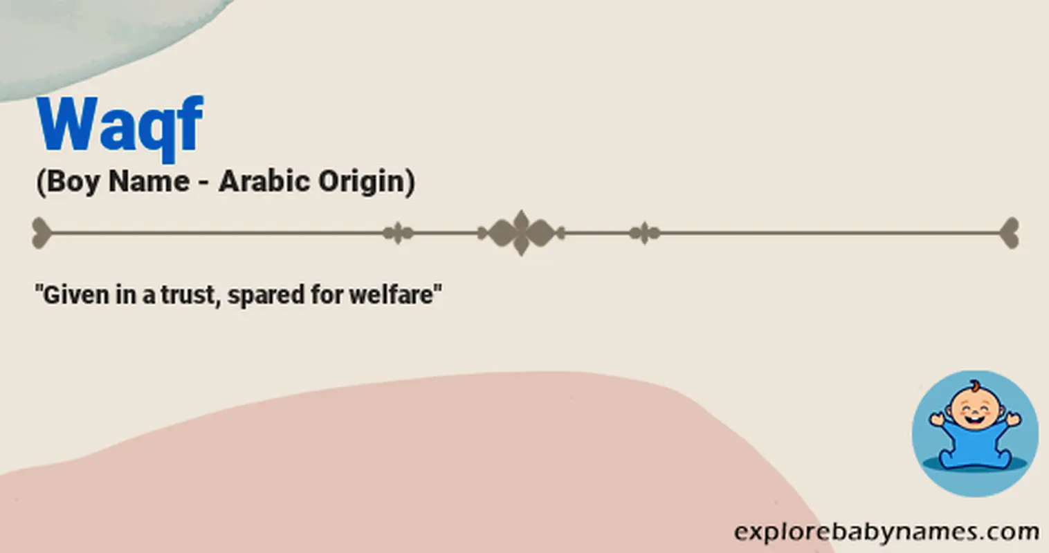 Meaning of Waqf