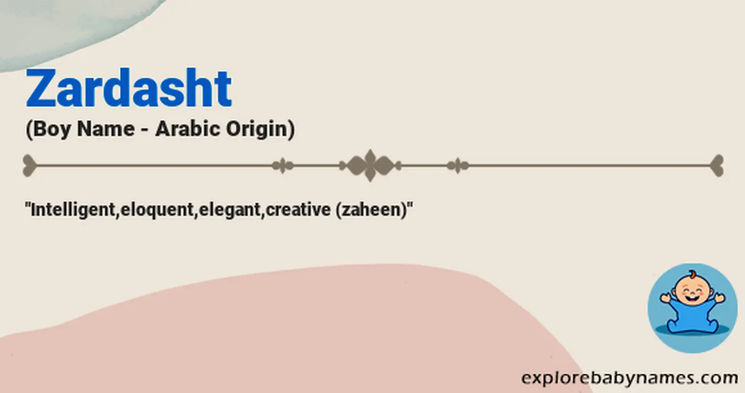 Meaning of Zardasht