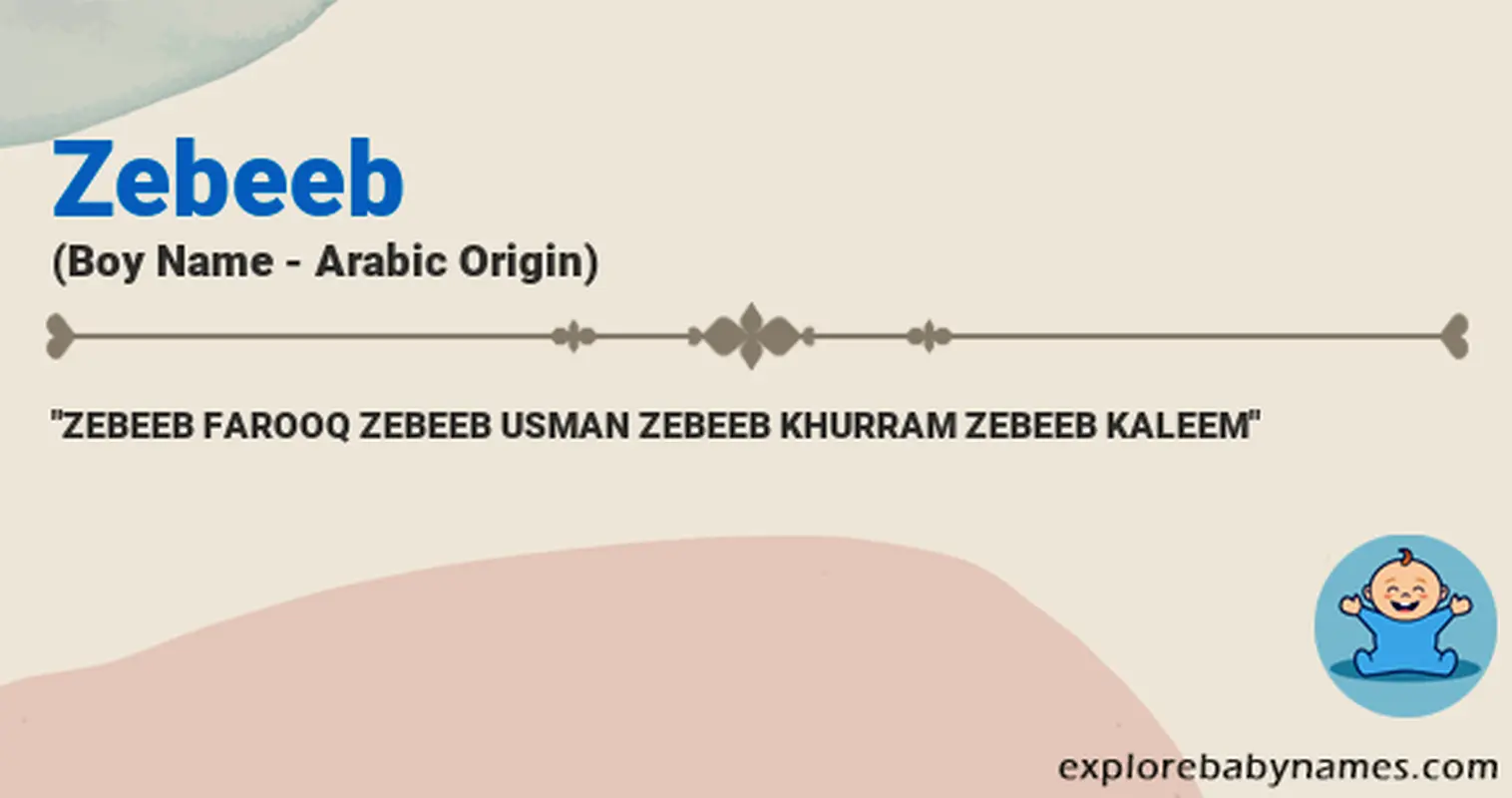 Meaning of Zebeeb